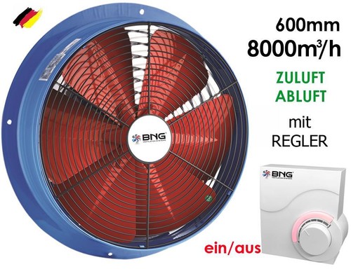 Industrie wandventilator 600mm - industrie,